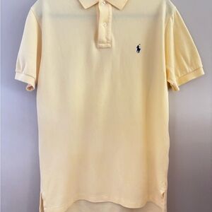 Men’s vintage Ralph Lauren Men's Light Yellow Polo Shirt